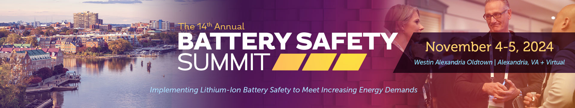 Battery Safety Summit 2024 Hero Banner