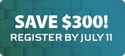Register Early For Maximum Savings
