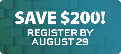 Register Early For Maximum Savings
