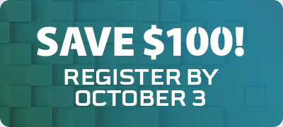 Register Early For Maximum Savings