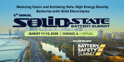Solid State Battery Conference - Mobile Banner