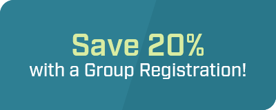 Save 20% with Group Registration